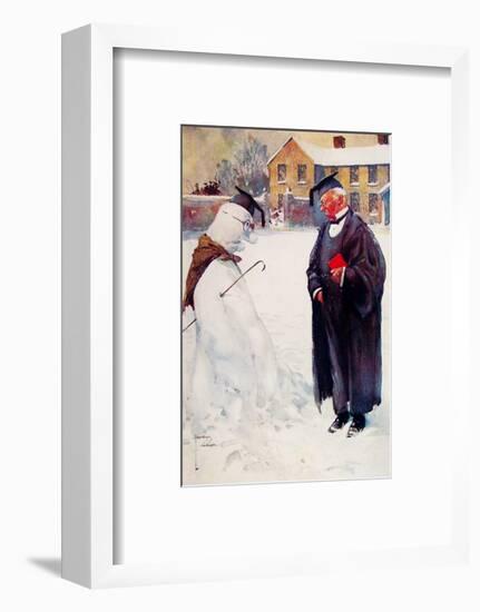 Portrait Artist-Lawson Wood-Framed Premium Giclee Print