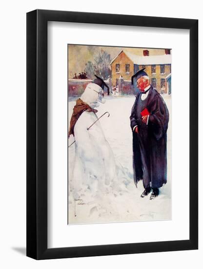 Portrait Artist-Lawson Wood-Framed Premium Giclee Print