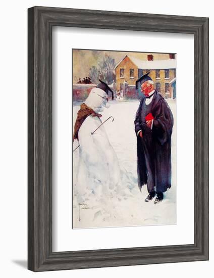 Portrait Artist-Lawson Wood-Framed Premium Giclee Print