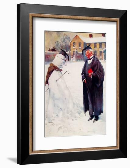 Portrait Artist-Lawson Wood-Framed Premium Giclee Print