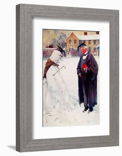 Portrait Artist-Lawson Wood-Framed Premium Giclee Print