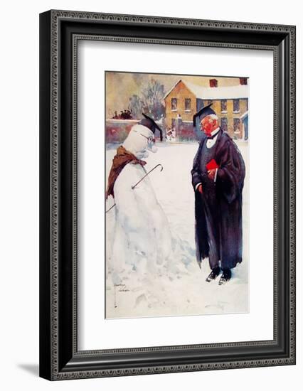 Portrait Artist-Lawson Wood-Framed Premium Giclee Print