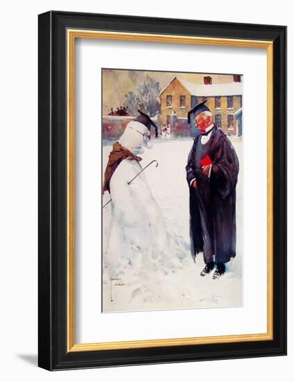 Portrait Artist-Lawson Wood-Framed Premium Giclee Print