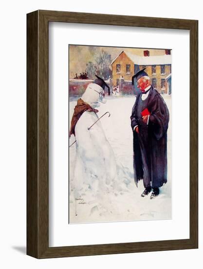 Portrait Artist-Lawson Wood-Framed Premium Giclee Print