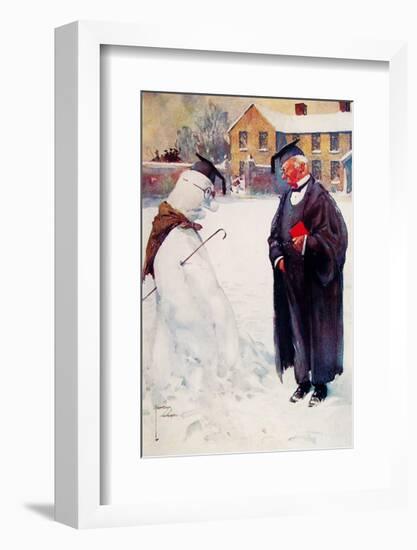 Portrait Artist-Lawson Wood-Framed Premium Giclee Print