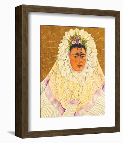 Portrait As Tehuana 1943-Frida Kahlo-Framed Premium Giclee Print