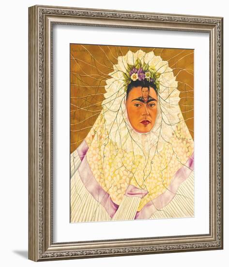 Portrait As Tehuana 1943-Frida Kahlo-Framed Premium Giclee Print