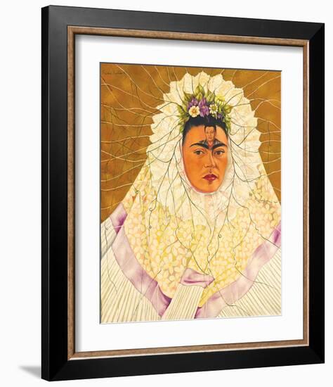 Portrait As Tehuana 1943-Frida Kahlo-Framed Premium Giclee Print