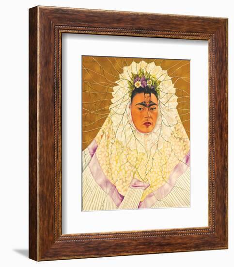 Portrait As Tehuana 1943-Frida Kahlo-Framed Art Print