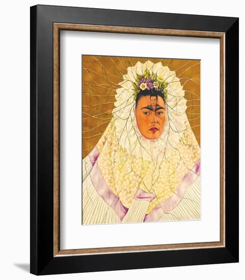 Portrait As Tehuana 1943-Frida Kahlo-Framed Art Print