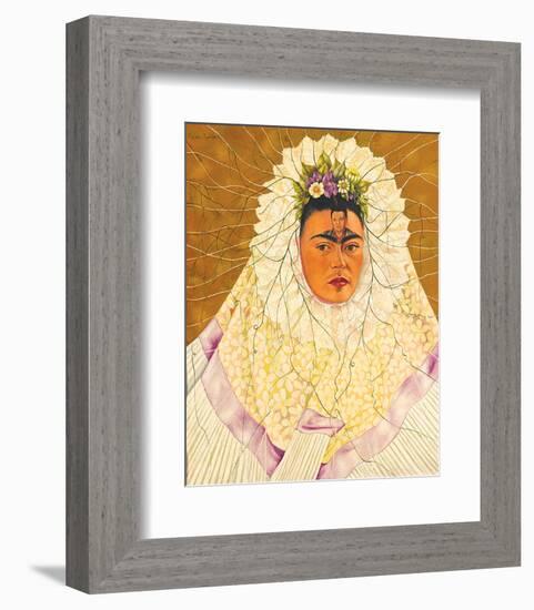 Portrait As Tehuana 1943-Frida Kahlo-Framed Art Print