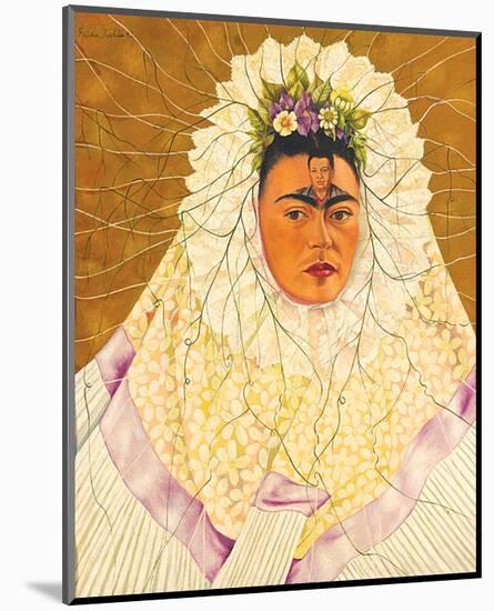 Portrait As Tehuana 1943-Frida Kahlo-Mounted Art Print