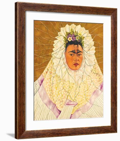 Portrait As Tehuana 1943-Frida Kahlo-Framed Art Print