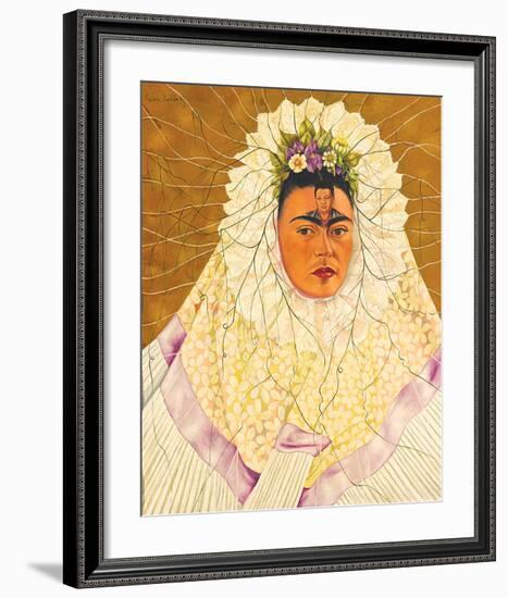 Portrait As Tehuana 1943-Frida Kahlo-Framed Art Print