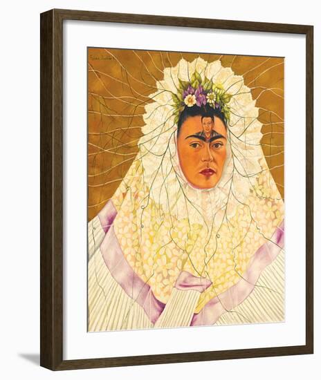 Portrait As Tehuana 1943-Frida Kahlo-Framed Art Print