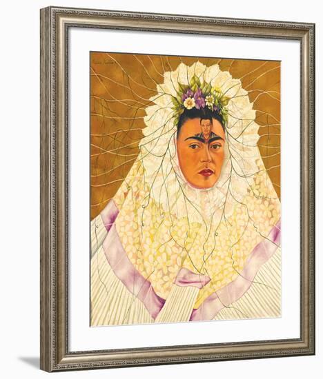 Portrait As Tehuana 1943-Frida Kahlo-Framed Art Print