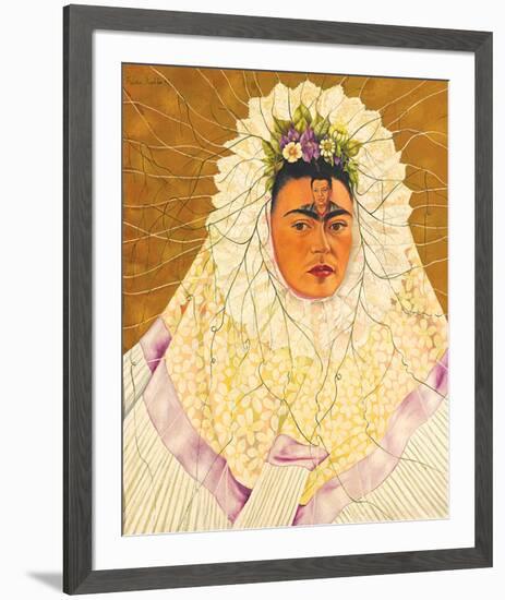 Portrait As Tehuana 1943-Frida Kahlo-Framed Art Print