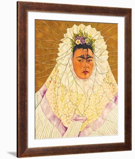 Portrait As Tehuana 1943-Frida Kahlo-Framed Art Print