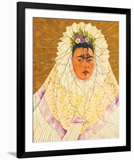 Portrait As Tehuana 1943-Frida Kahlo-Framed Art Print