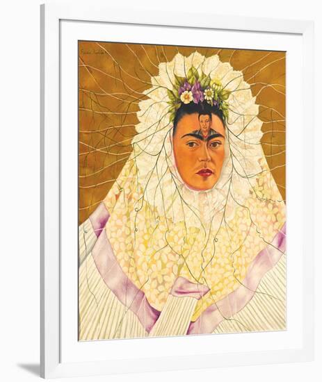 Portrait As Tehuana 1943-Frida Kahlo-Framed Art Print