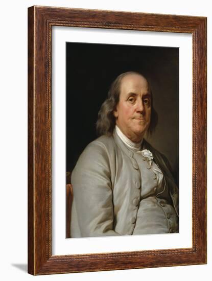 Portrait Benjamin Franklin-Joseph-Siffrede Duplessis-Framed Premium Giclee Print