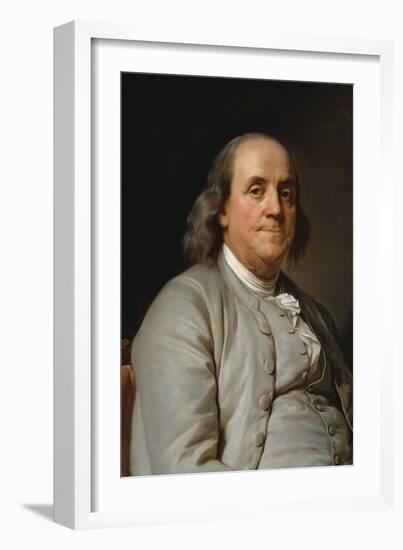 Portrait Benjamin Franklin-Joseph-Siffrede Duplessis-Framed Premium Giclee Print