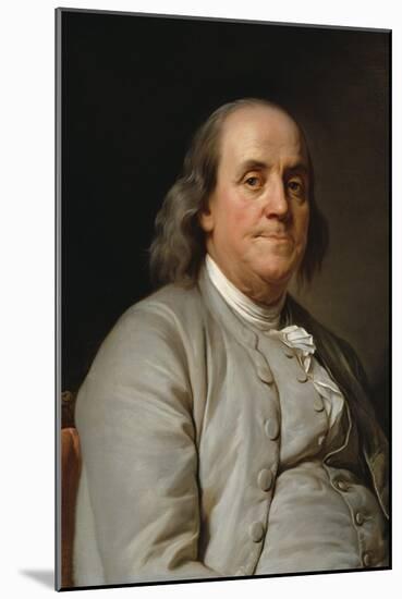Portrait Benjamin Franklin-Joseph-Siffrede Duplessis-Mounted Art Print