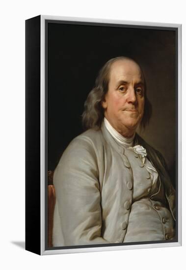 Portrait Benjamin Franklin-Joseph-Siffrede Duplessis-Framed Stretched Canvas