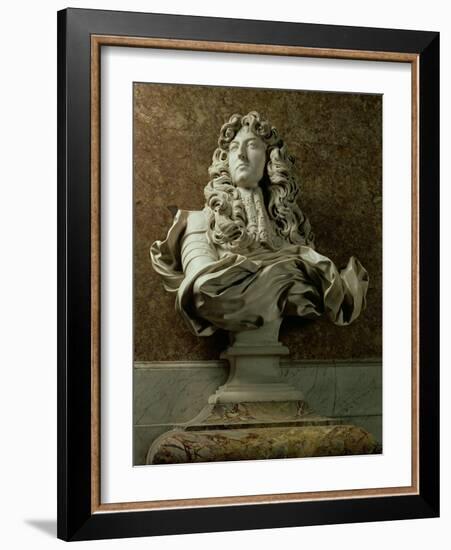 Portrait Bust of Louis XIV, 1665-Giovanni Lorenzo Bernini-Framed Giclee Print