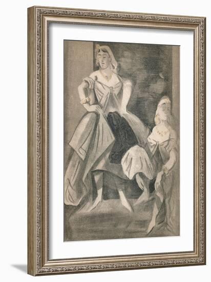 'Portrait by Constantin Guys', c1860, (1939)-Constantin Guys-Framed Giclee Print