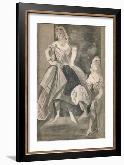 'Portrait by Constantin Guys', c1860, (1939)-Constantin Guys-Framed Giclee Print