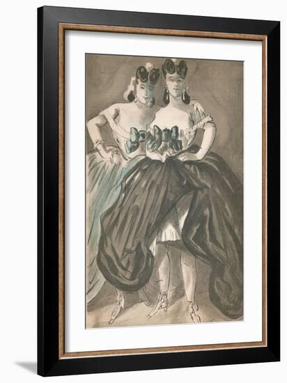 'Portrait by Constantin Guys', c1860, (1939)-Constantin Guys-Framed Giclee Print