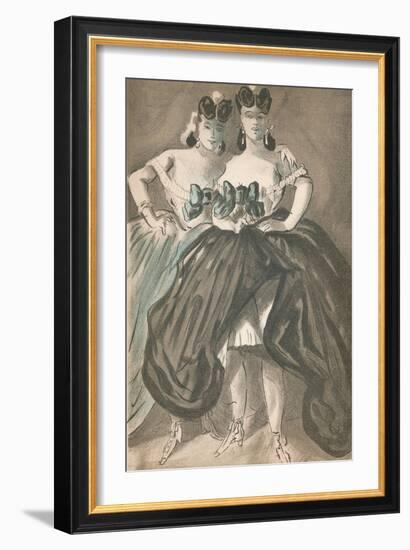 'Portrait by Constantin Guys', c1860, (1939)-Constantin Guys-Framed Giclee Print