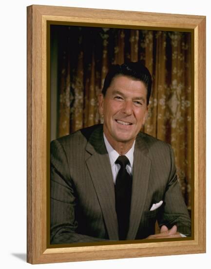 Portrait California Governor Ronald Reagan-Alfred Eisenstaedt-Framed Premier Image Canvas