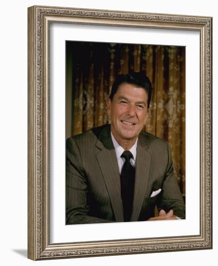 Portrait California Governor Ronald Reagan-Alfred Eisenstaedt-Framed Photographic Print