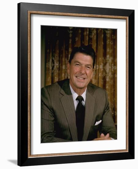 Portrait California Governor Ronald Reagan-Alfred Eisenstaedt-Framed Photographic Print