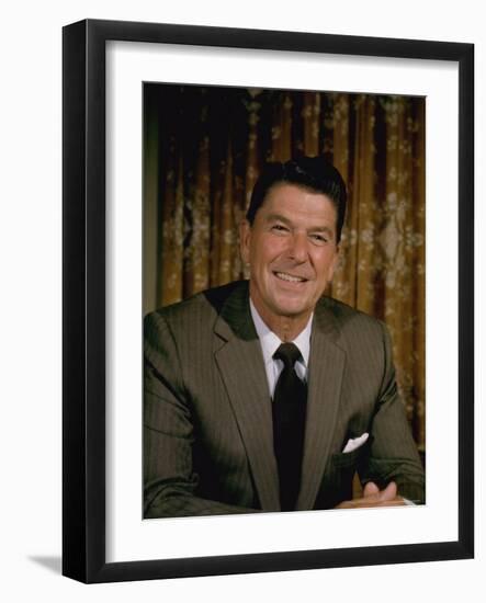 Portrait California Governor Ronald Reagan-Alfred Eisenstaedt-Framed Photographic Print