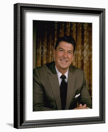 Portrait California Governor Ronald Reagan-Alfred Eisenstaedt-Framed Photographic Print