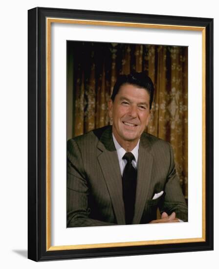 Portrait California Governor Ronald Reagan-Alfred Eisenstaedt-Framed Photographic Print