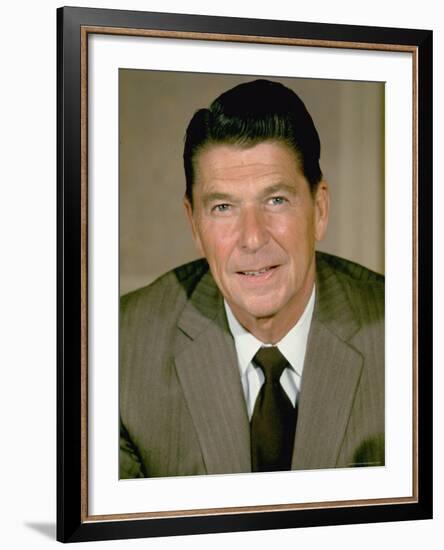 Portrait California Governor Ronald Reagan-Alfred Eisenstaedt-Framed Photographic Print