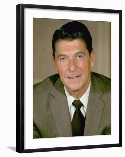 Portrait California Governor Ronald Reagan-Alfred Eisenstaedt-Framed Photographic Print