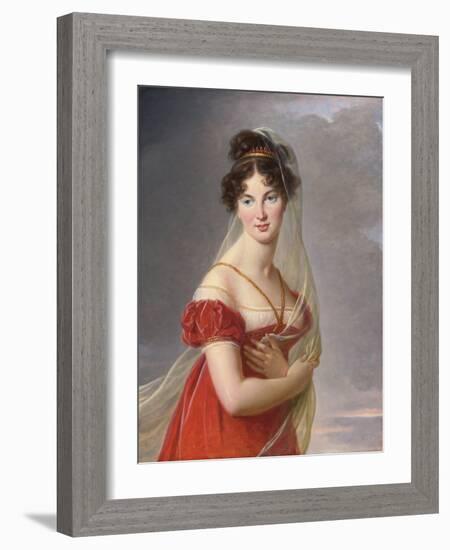 Portrait D'aglae Angelique Gabrielle De Gramont (1787-1842), Epouse Du General Alexander Lvovich D-Elisabeth Louise Vigee-LeBrun-Framed Giclee Print