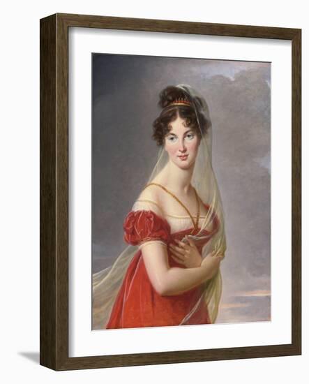 Portrait D'aglae Angelique Gabrielle De Gramont (1787-1842), Epouse Du General Alexander Lvovich D-Elisabeth Louise Vigee-LeBrun-Framed Giclee Print