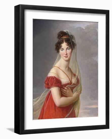 Portrait D'aglae Angelique Gabrielle De Gramont (1787-1842), Epouse Du General Alexander Lvovich D-Elisabeth Louise Vigee-LeBrun-Framed Giclee Print