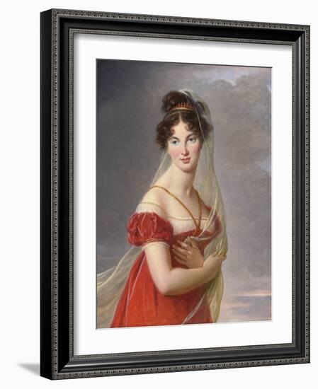 Portrait D'aglae Angelique Gabrielle De Gramont (1787-1842), Epouse Du General Alexander Lvovich D-Elisabeth Louise Vigee-LeBrun-Framed Giclee Print