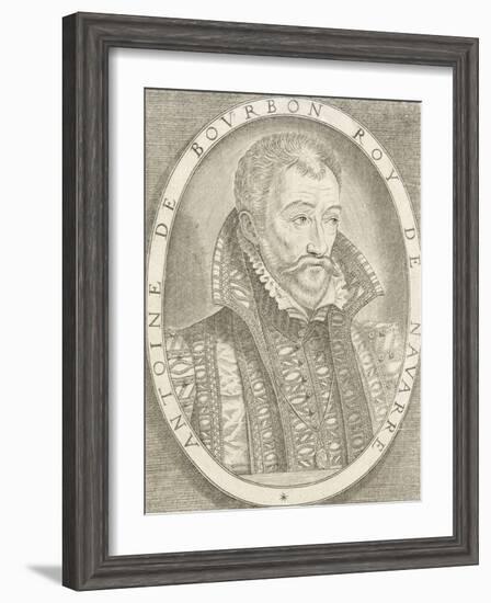 Portrait d'Antoine de Bourbon, roi de Navarre-null-Framed Giclee Print