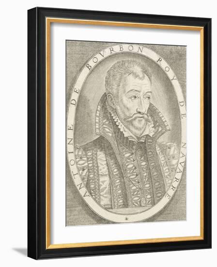 Portrait d'Antoine de Bourbon, roi de Navarre-null-Framed Giclee Print