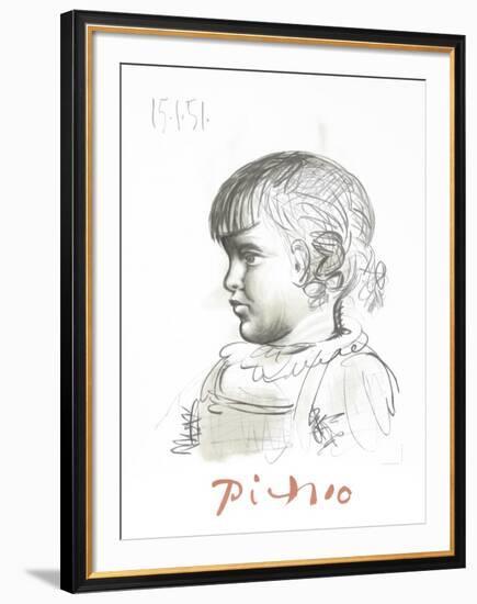 Portrait d'Enfant-Pablo Picasso-Framed Collectable Print