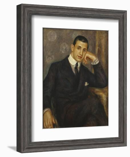 Portrait d'Henry Bernstein-Pierre-Auguste Renoir-Framed Giclee Print