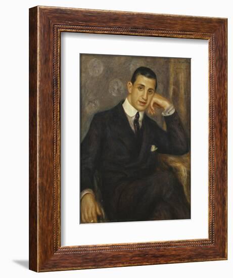 Portrait d'Henry Bernstein-Pierre-Auguste Renoir-Framed Giclee Print